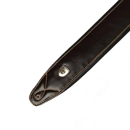Genuine Leather Guitar Strap – Adjustable Padded Belt