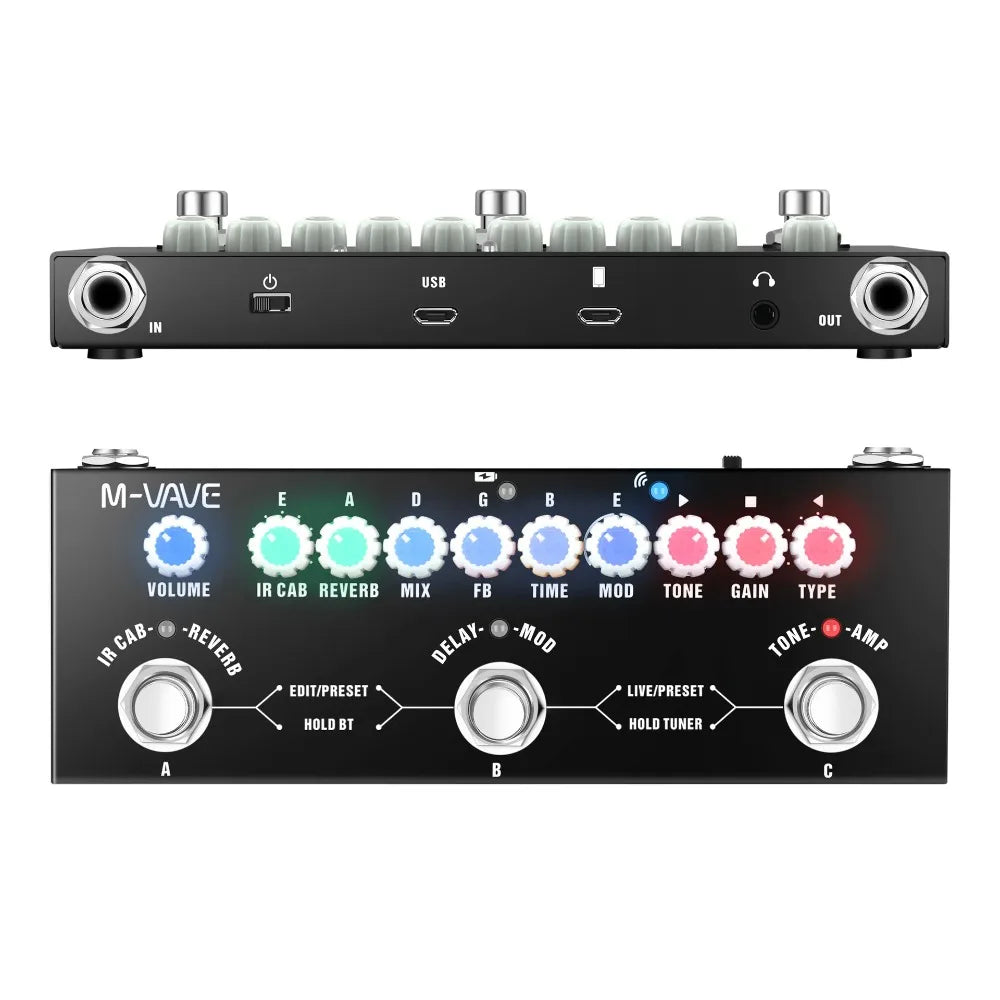 ToneLink M-VAVE Guitar Multi-Effects Pedal