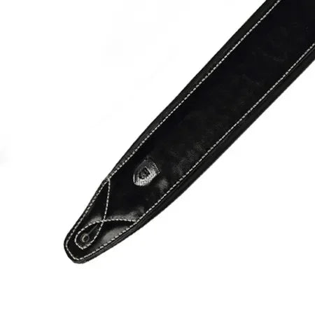 Genuine Leather Guitar Strap – Adjustable Padded Belt