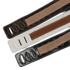 Genuine Leather Guitar Strap – Adjustable Padded Belt