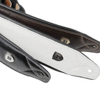 Genuine Leather Guitar Strap – Adjustable Padded Belt