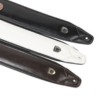 Genuine Leather Guitar Strap – Adjustable Padded Belt