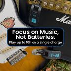 ToneLink WS-4 wireless guitar transmitter with long battery life for live performance